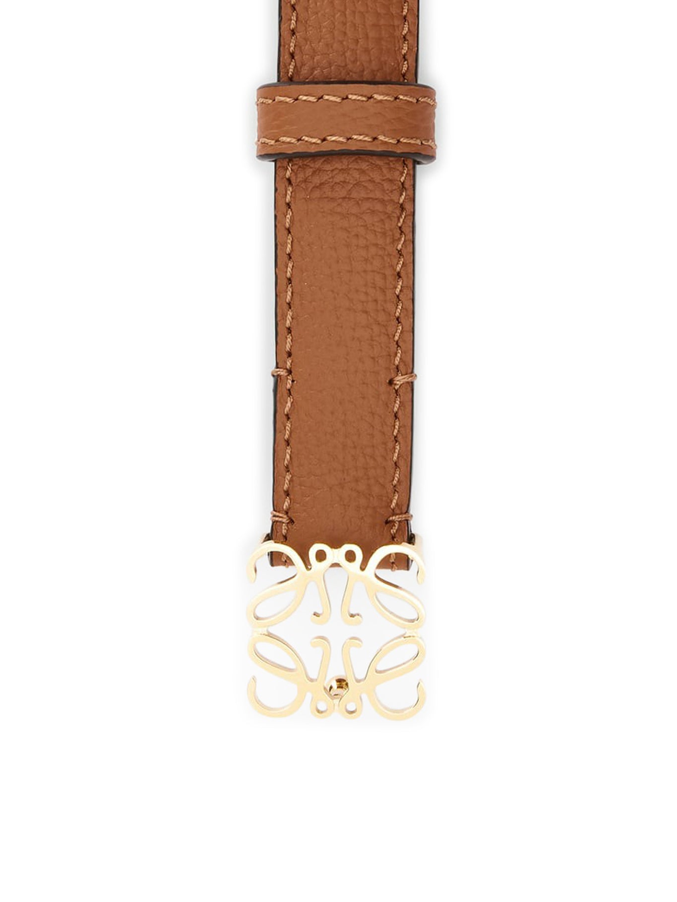 Premium Anagram Belt in Hammered Calfskin Leather - Stylish & Durable Men's Fashion Accessory for Casual & Business Wear