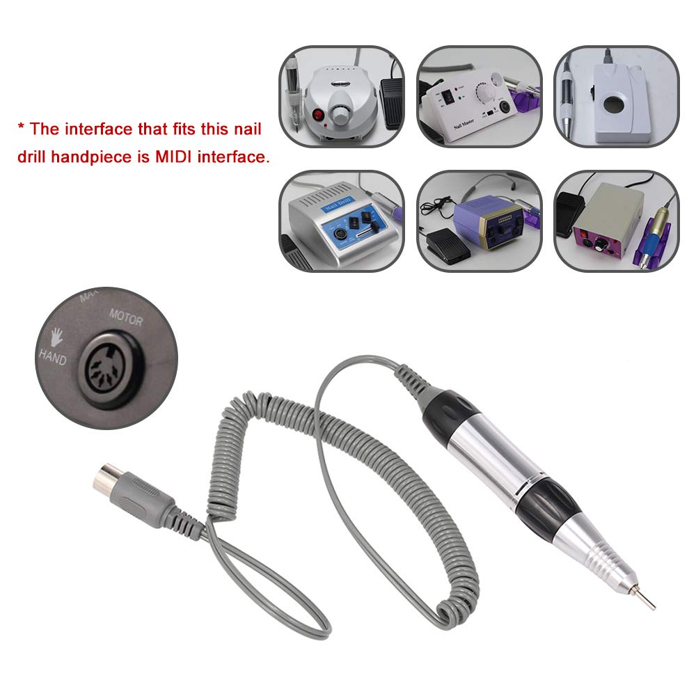 Electric Nail Drill Pen - Portable Manicure Tool for Gel & Acrylic Nails at Home Salon
