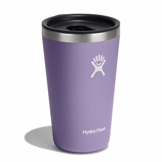 16 oz Stainless Steel Insulated Tumbler with Lid and Straw - Keeps Drinks Hot or Cold for Hours - Perfect for Coffee, Tea, Water & Smoothies - Ideal for Office, Gym, Travel & Outdoor Activities