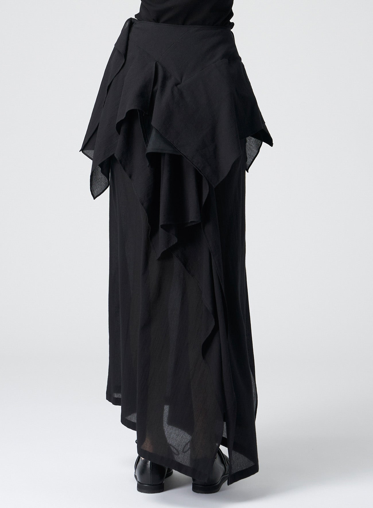 Chiffon Reversed Seam Long Sleeve Blouse - Elegant & Comfortable Women's Top for Work, Party & Casual Wear