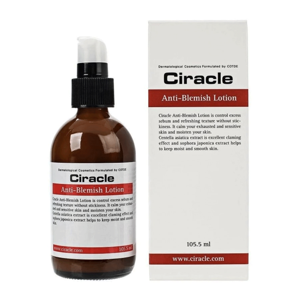 Ciracle Anti Blemish Lotion 105.5ml - Acne Treatment for Clear Skin | Face Moisturizer for Oily & Sensitive Skin | Perfect for Daily Skincare Routine & Breakout Prevention