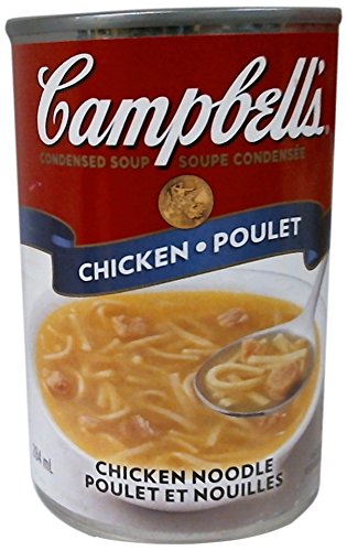 Campbell's Chicken Noodle Soup 12-Pack - 9.6 oz Cans (284ml) | Imported from Canada | Quick Meal, Lunchbox Essential & Comfort Food