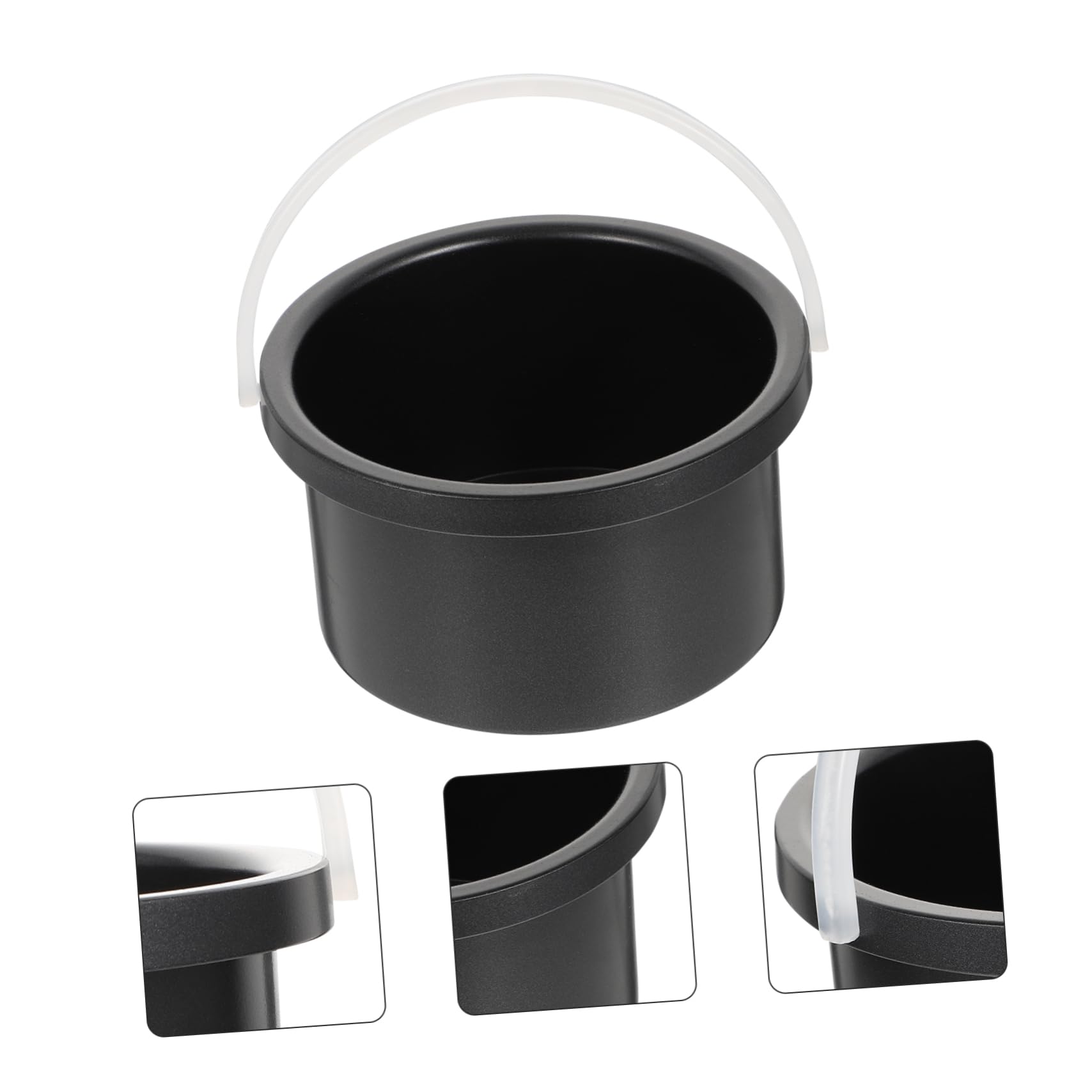 1pc Black Aluminum Wax Warmer Pot - Wax Melting Heater for Hair Removal, Wax Beads & Depilatory Wax - Perfect for Salon, Spa & At-Home Use