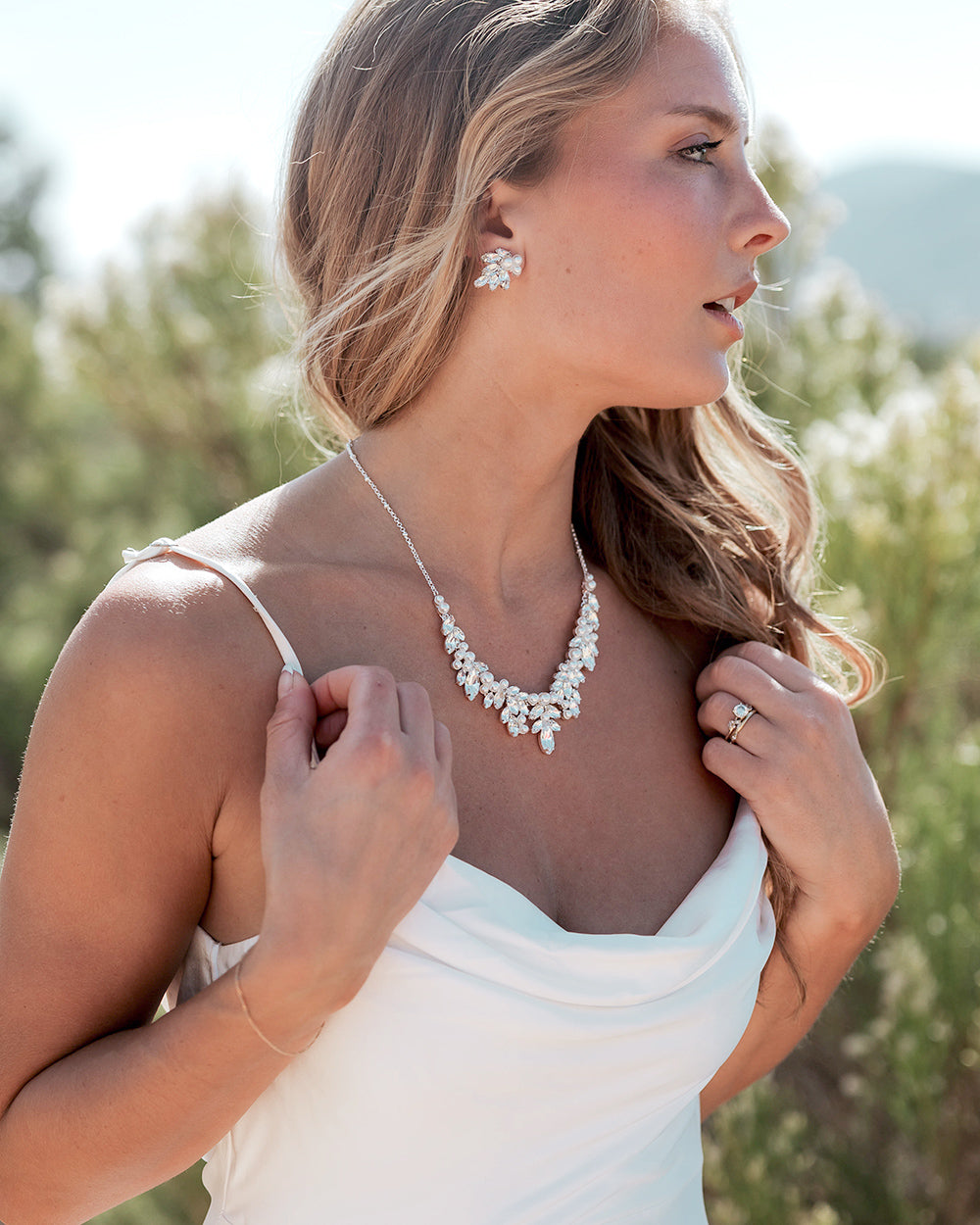 Gwyneth Jewelry Set - Elegant Necklace & Earrings for Women | Perfect for Weddings, Parties & Date Nights | 925 Sterling Silver Fashion Jewelry Gift Set