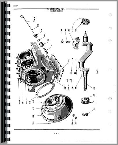 Worthington 210 Portable Air Compressor Replacement Parts Manual - DIY Repair Guide for Home Garage & Job Site Maintenance