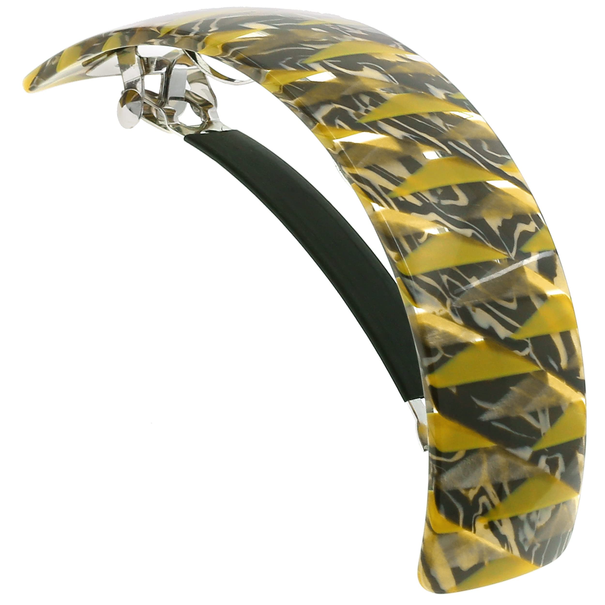 Camila Paris CP3176 French Hair Barrette Clip for Girls & Women - Strong Hold Grip for Thick, Curly, Wavy Long Hair - No Slip Automatic Hair Clips - Durable Styling Hair Accessories Made in France - Perfect for School, Work, Parties & Special Occasions