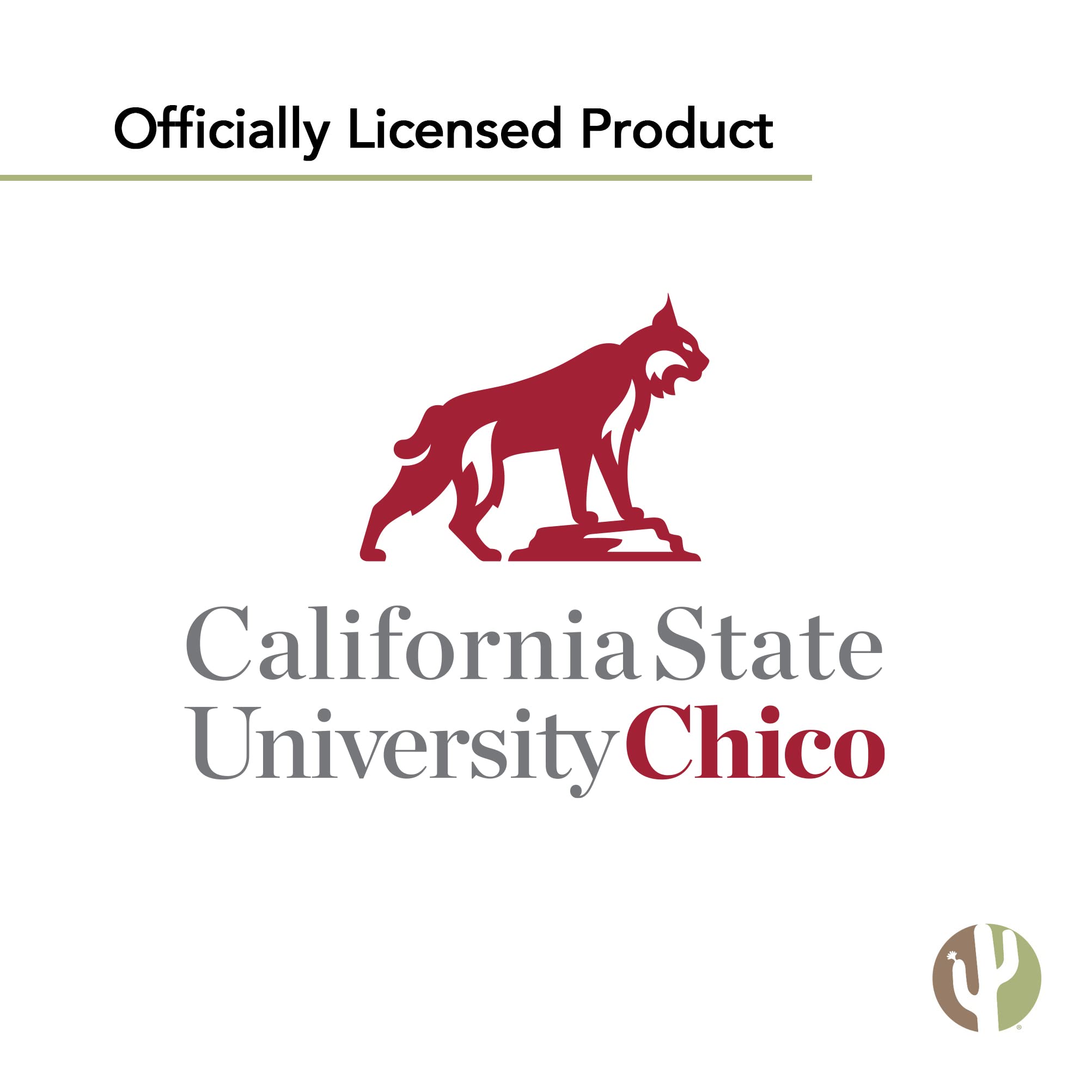 California Wildcats Vinyl Decal Sticker - 15 Inch Cactus Design for Laptop, Water Bottle, Car & Scrapbook | Desert Cactus Cal State Chico University Logo | Perfect for College Fans, Dorm Decor & School Spirit Accessories