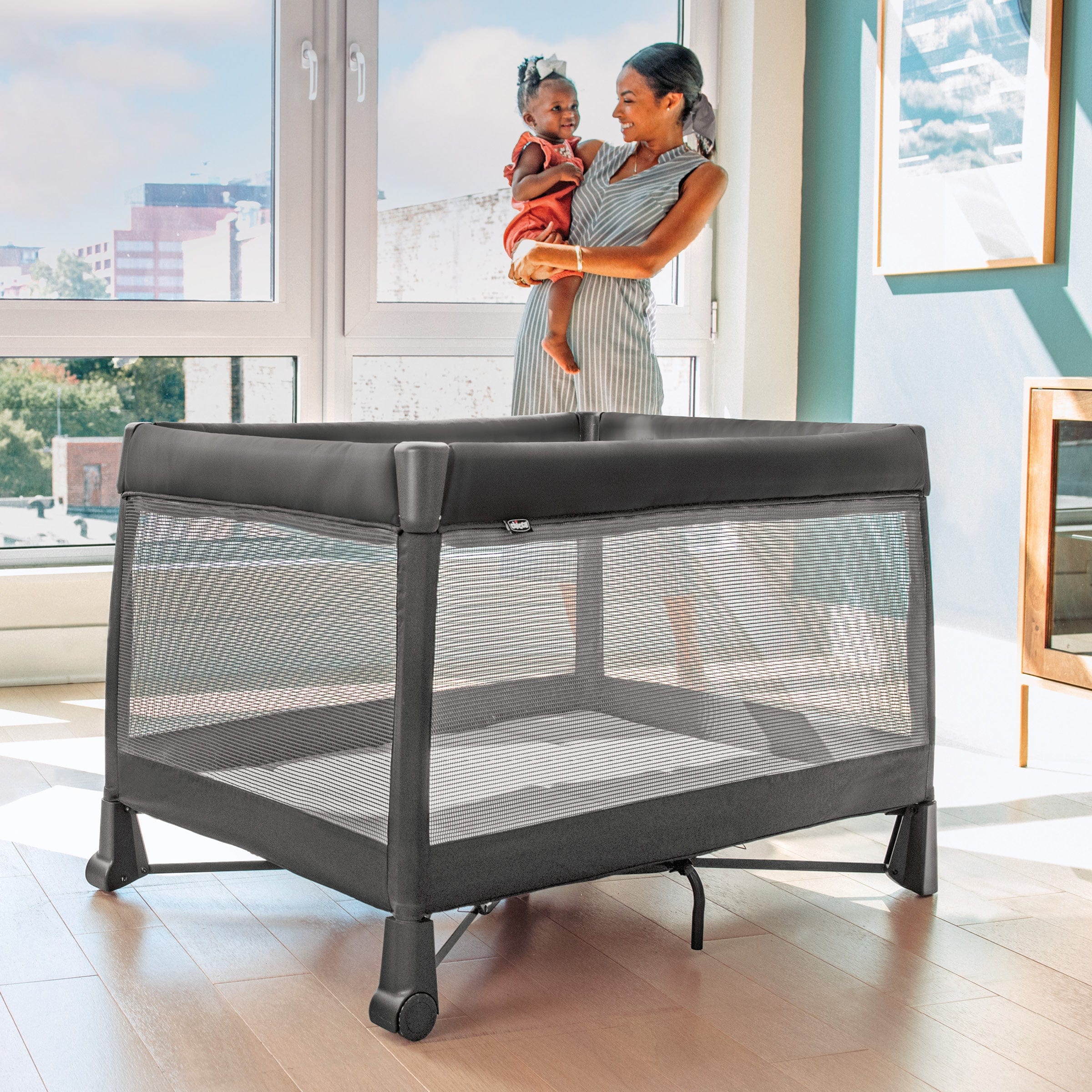 Chicco Dash Quick Fold Playard - Portable Baby Playpen with Travel Bag, Lightweight & Compact for Home, Travel & Outdoor Use