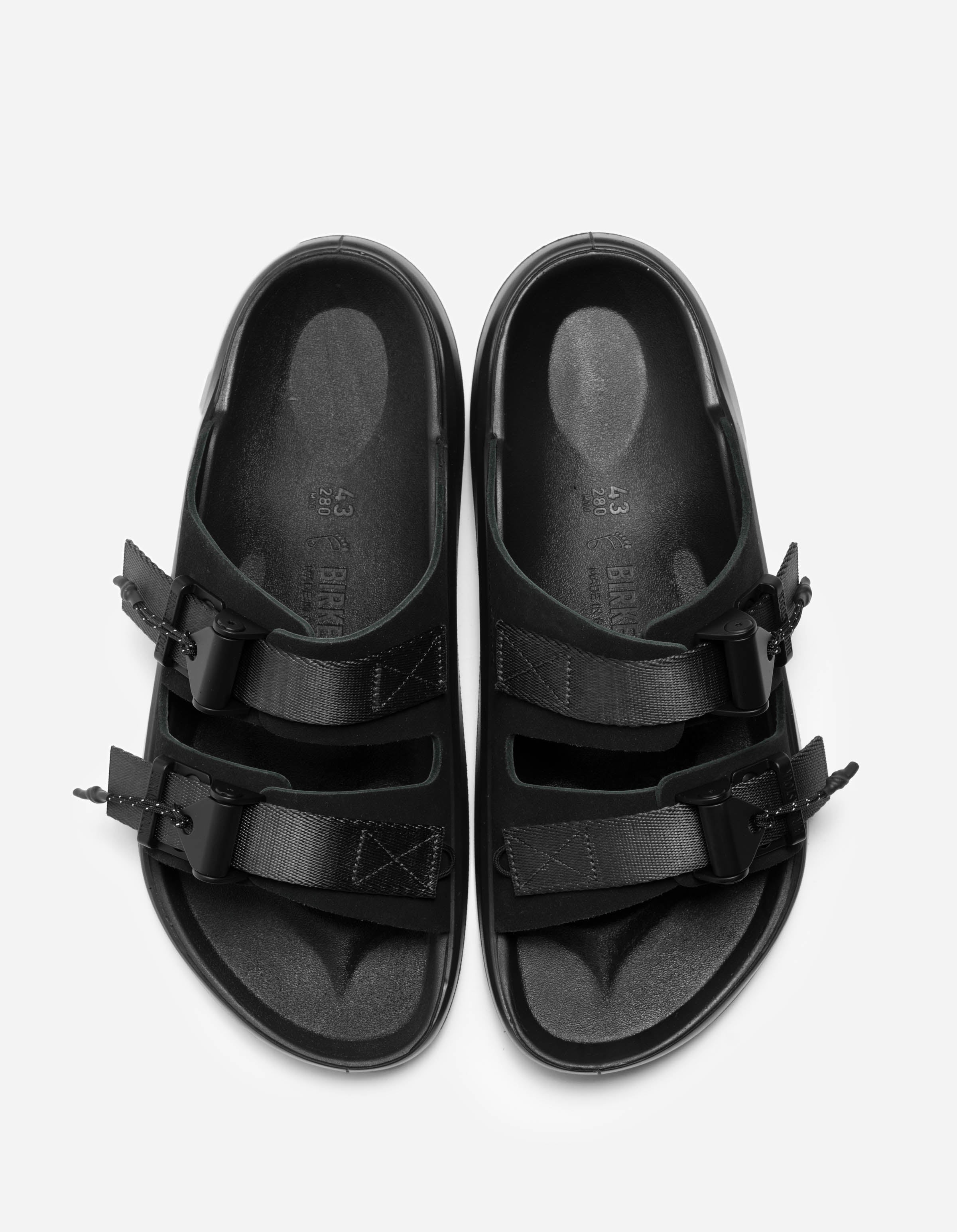 Birkenstock Maharishi Mogami Terra Tech Pack Black/Black - Comfortable Outdoor Sandals for Hiking, Travel & Casual Wear