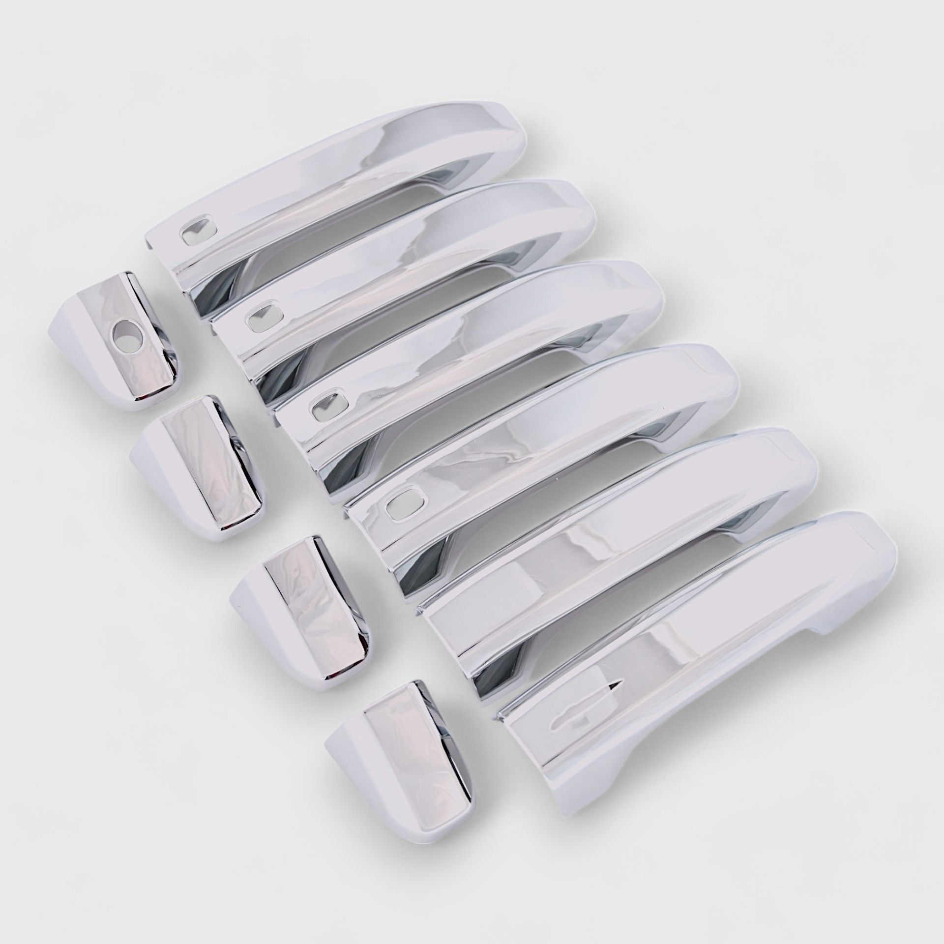 Premium Chrome Door Handle Cover DH310 - Durable & Stylish Home Upgrade for Interior & Exterior Doors - Perfect for Living Rooms, Bedrooms, and Entryways