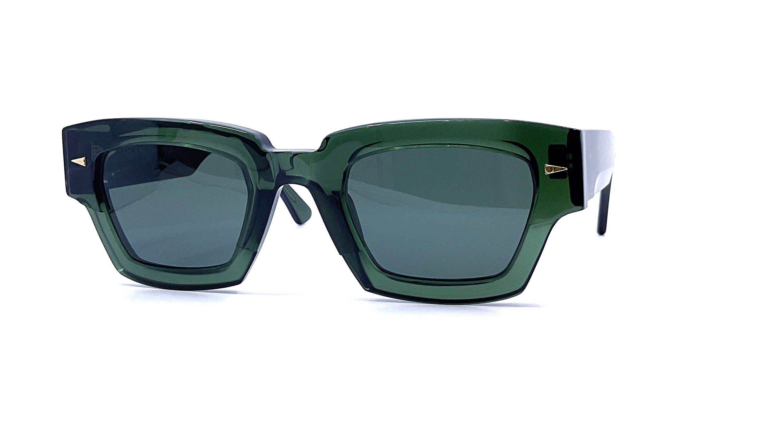 Ahlem Villette Sunglasses - Dark Green Polarized Lenses for UV Protection - Stylish & Durable for Outdoor Activities, Driving, and Travel