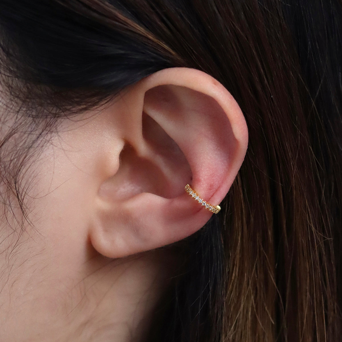 Simple Sparkle Ear Cuff - Elegant Non-Pierced Earring for Women | Perfect for Parties, Weddings & Everyday Wear