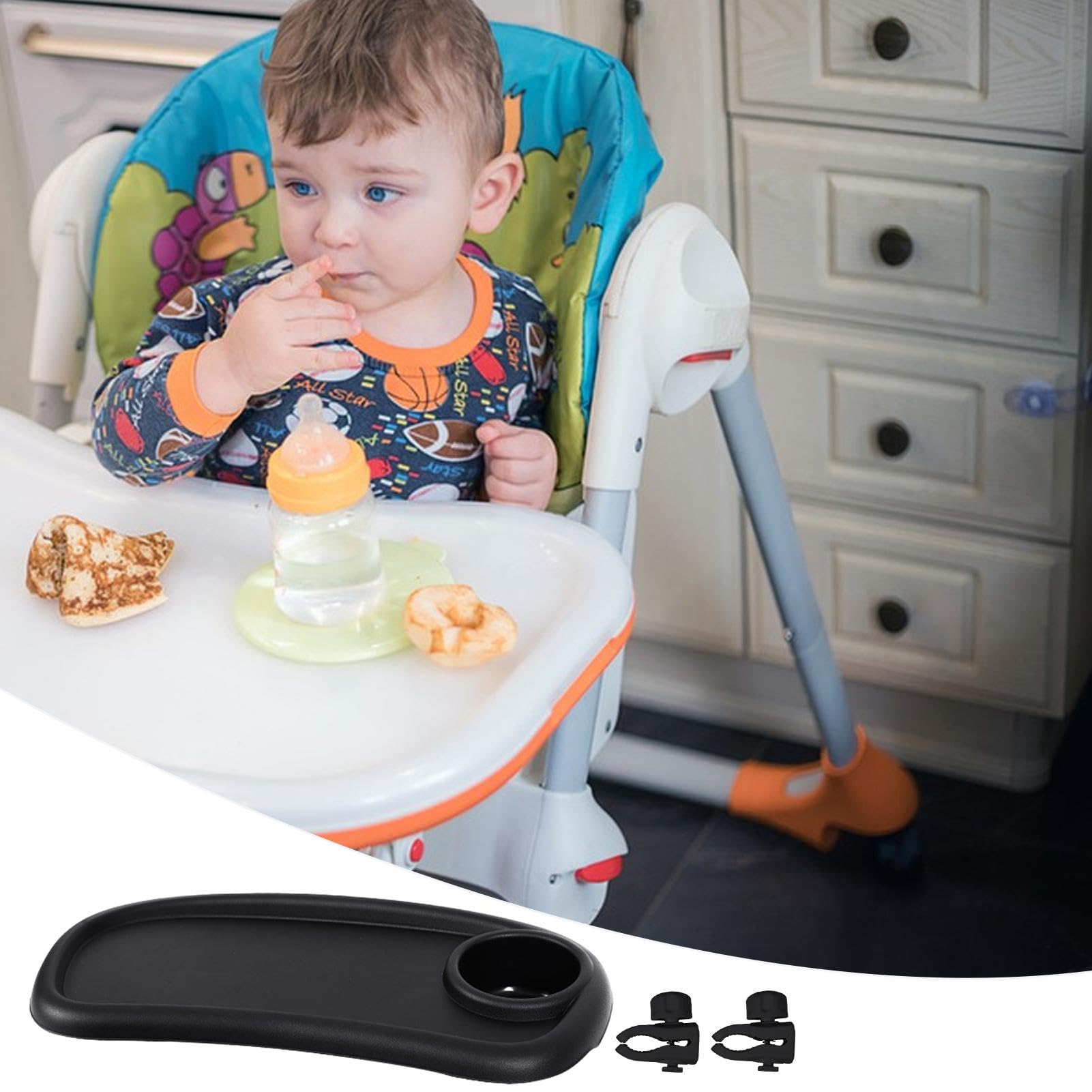 Baby Stroller Snack Tray - Safe & Hygienic Stroller Organizer for Fruits, Drinks, Bottles & Snacks | Perfect for Feeding On-the-Go, Park Outings & Shopping Trips