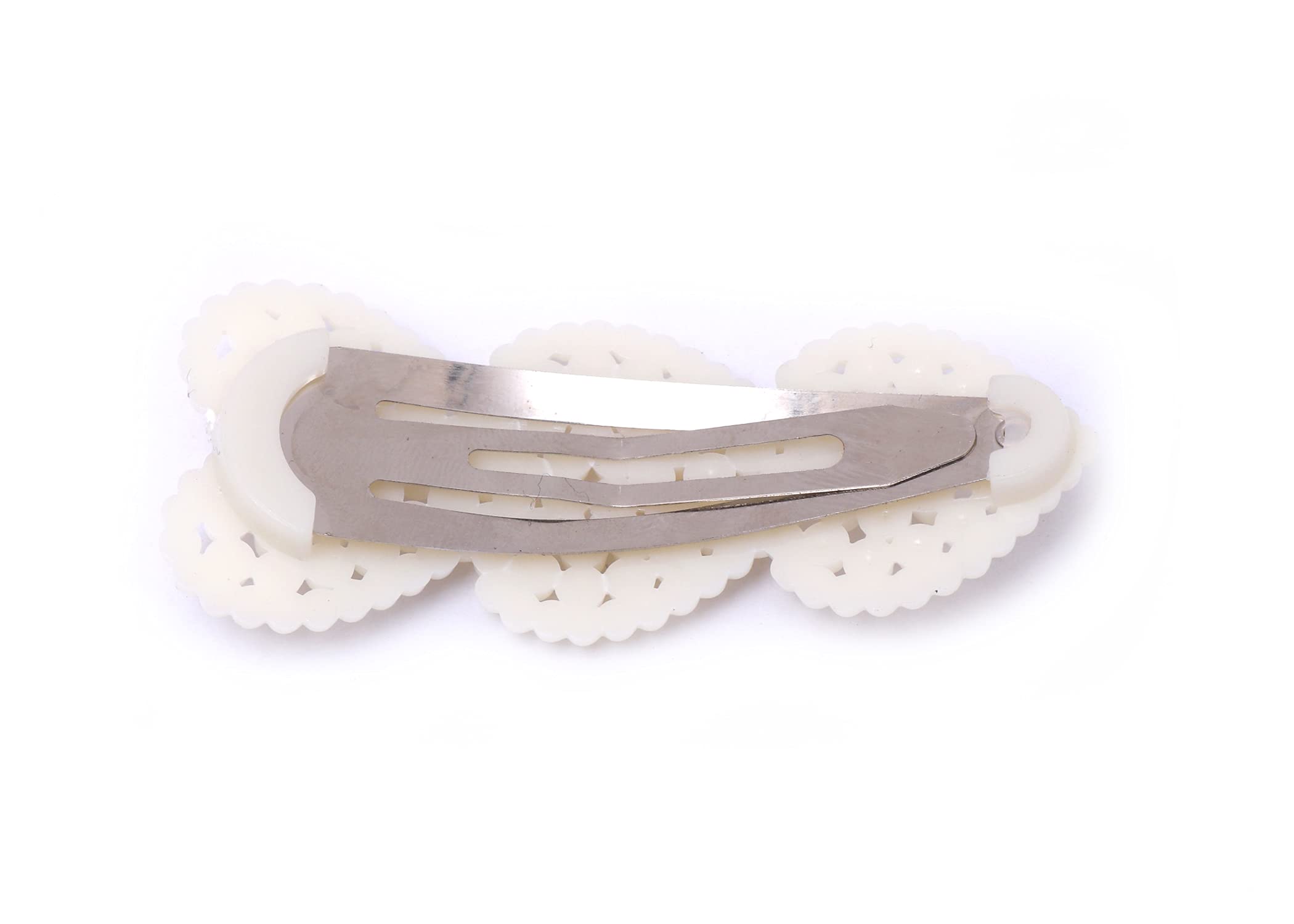 Elegant Korean Heart Design Pearl Hair Clip Set for Women - 4PCS Snap Hair Barrettes & Hairpins - Perfect for Weddings, Parties & Everyday Styling