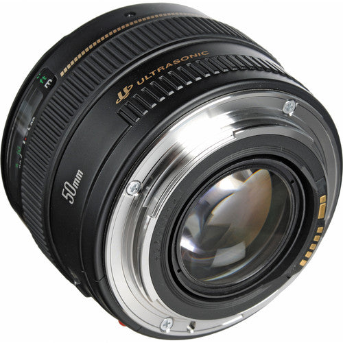 Canon EF 50mm f/1.4 USM Standard Prime Lens with Lens Hood & Cleaning Kit - Perfect for Portrait Photography, Low Light Shooting & Travel Photography