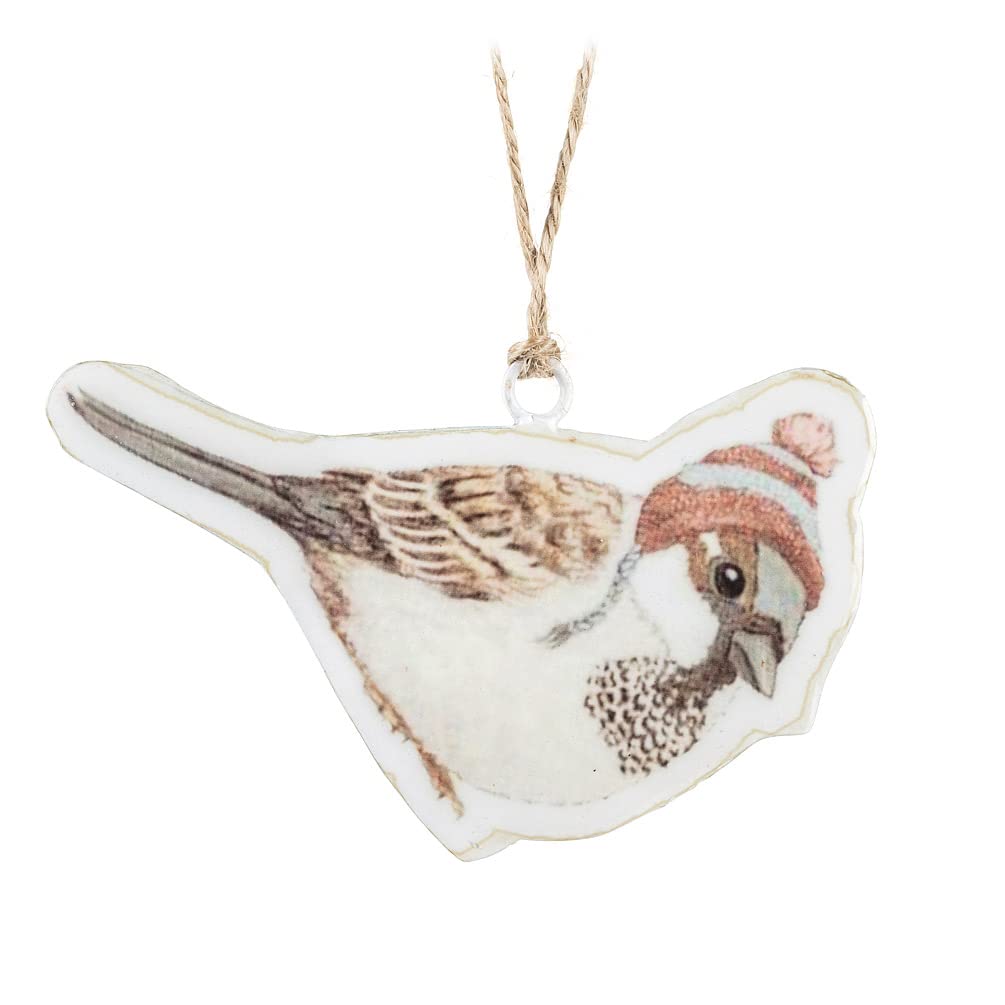 Winter Bird Hat Ornament - Handmade Christmas Tree Decoration for Holiday Home Decor | Perfect for Xmas Gifts, Festive Party & Cozy Winter Decor