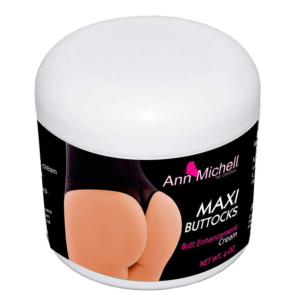 Maxi 4 Oz Butt Enhancement Cream with Volufiline - Booty Lifting & Slimming Massage Cream for Natural Booty Growth | Colombian Formula for Firmer, Rounder Buttocks | Perfect for Gym, Postpartum Recovery & Body Contouring