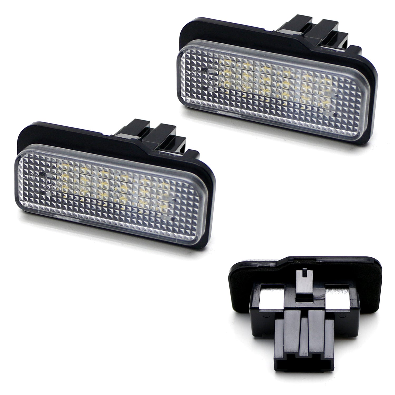 18 SMD Error-Free LED License Plate Lights for Mercedes Benz C-Class, E-Class, CLS-Class - Bright, Durable & Easy Installation for Enhanced Night Visibility