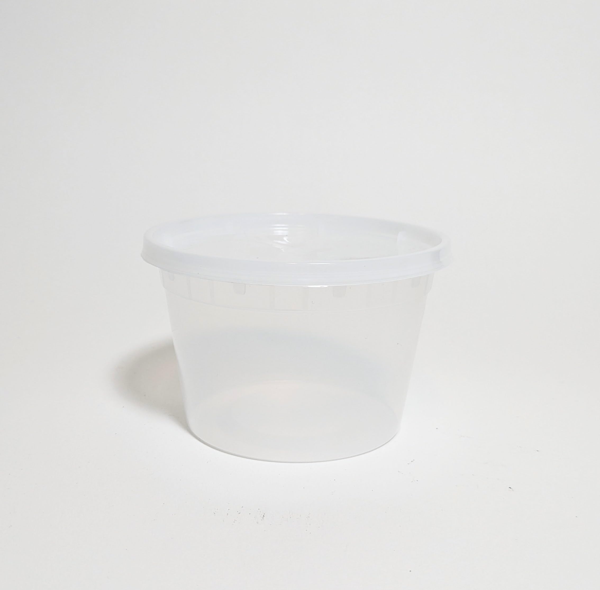 TIYA 16oz Bulk 240 Pack Takeout Food Containers with Lids - Reusable Microwavable & Dishwasher Safe Plastic Storage Containers - Airtight Leak Proof for Soups, Meal Prep, Leftovers & Party Catering - Perfect for Restaurants, Food Delivery & Home Kitchen Organization