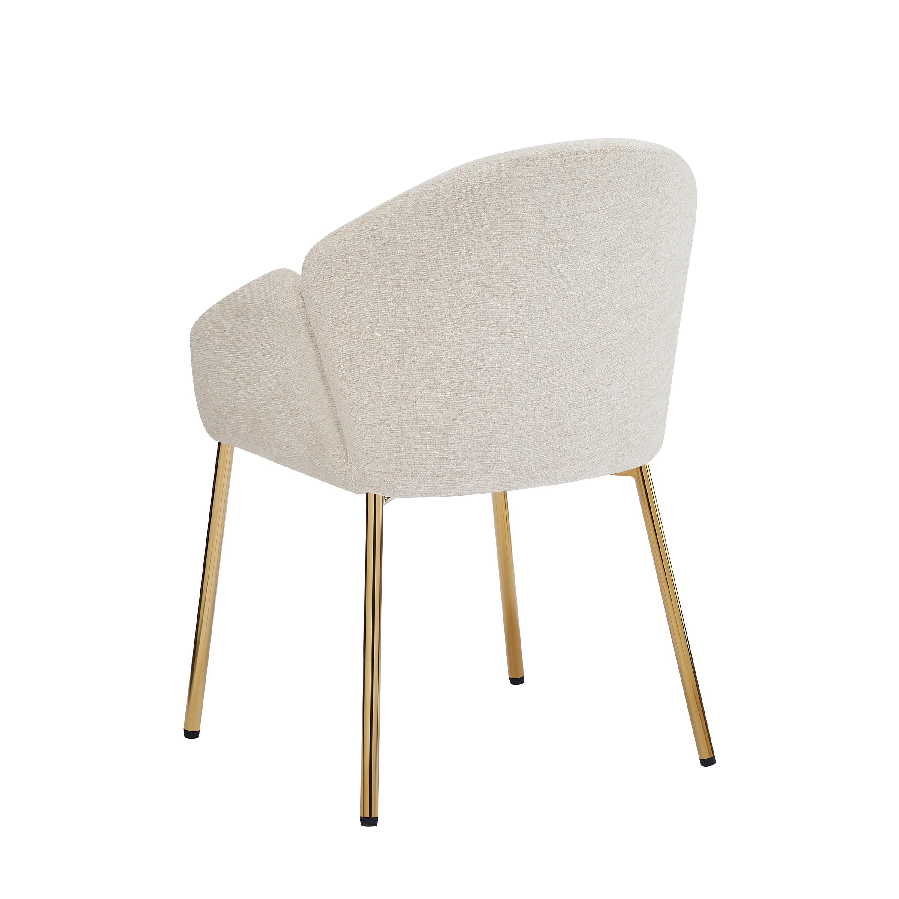 Modern Dining Chairs Set of 2 - Comfortable Kitchen Chairs with Sturdy Metal Frame - Perfect for Dining Room, Kitchen, Breakfast Nook & Small Spaces