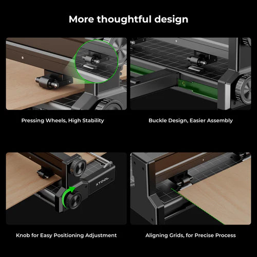 xTool P2 Automatic Conveyor Feeder for Laser Cutting & Engraving - Perfect for Wood, Acrylic, Metal Processing & DIY Projects