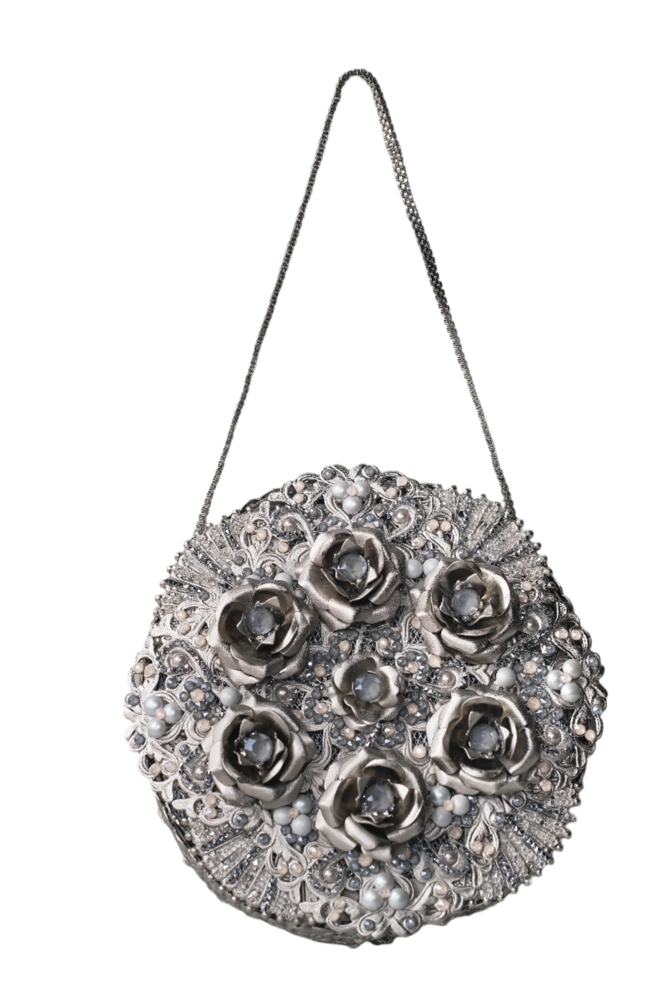 Stylish Jewelry Purse for Women - Elegant Clutch Handbag with Zipper Closure - Perfect for Parties, Weddings & Evening Events