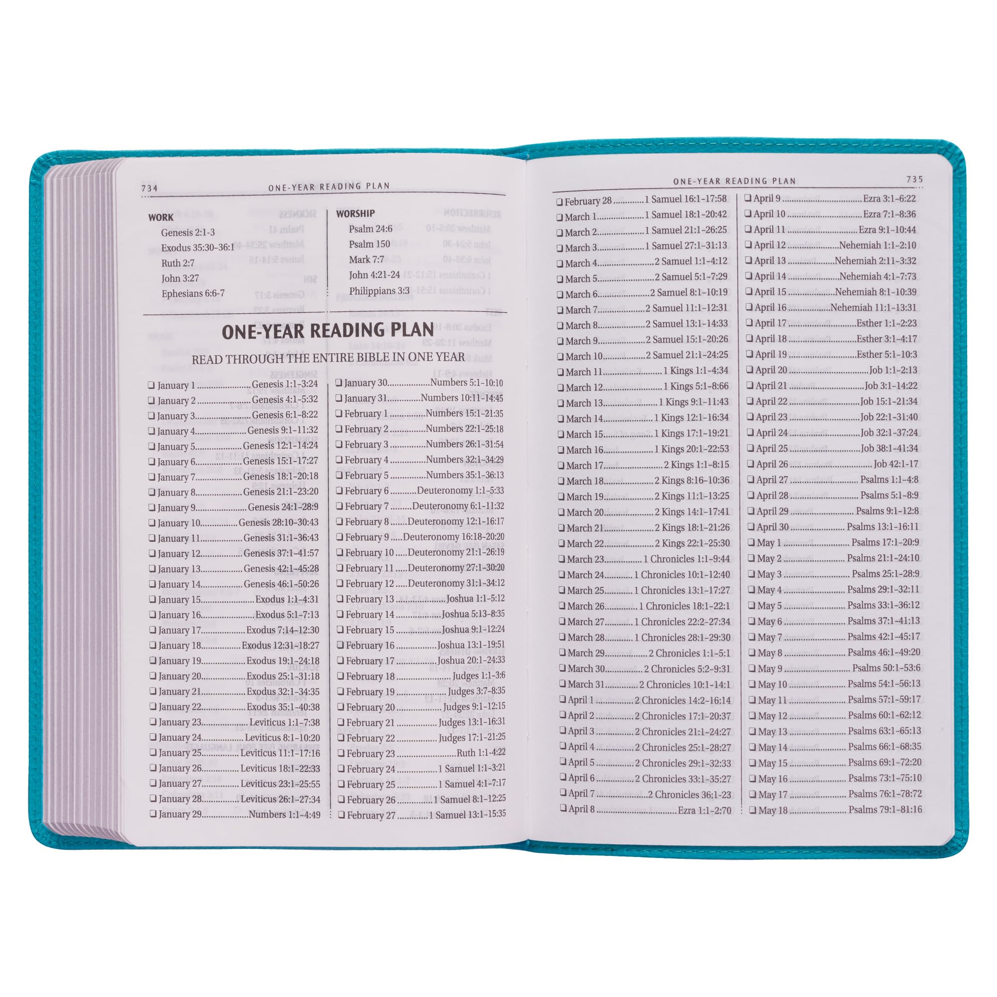 KJV Holy Bible, Gift Edition Faux Leather Cover - King James Version in Teal Blue | Perfect for Weddings, Baptisms & Christian Gift Giving