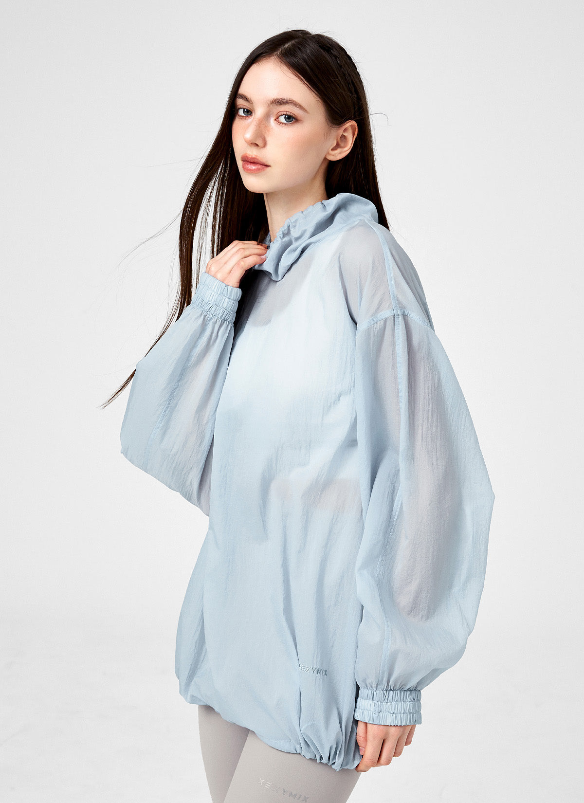 Lightweight Sheer Cover-Up Anorak Jacket for Women - Breathable Sun Protection for Beach, Pool & Summer Outfits