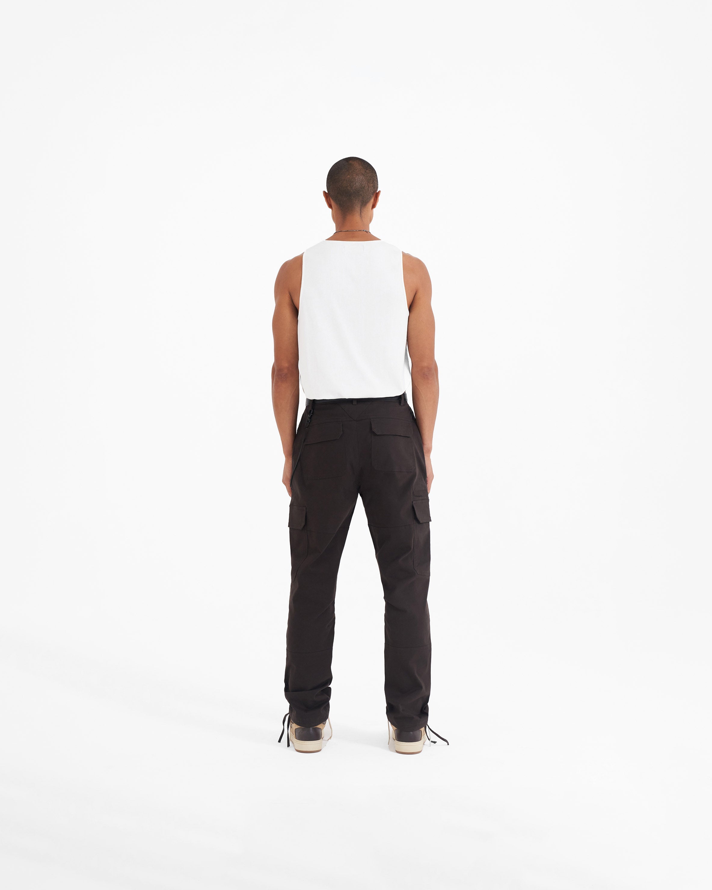 Men's Dark Oak Cargo Pants - Durable Workwear with Multiple Pockets for Outdoor, Hiking & Casual Wear