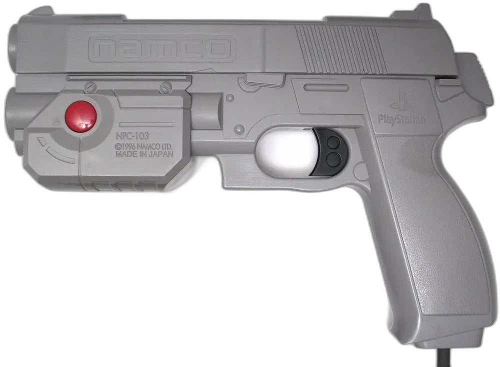 Original Light Gun for Namco GunCon - Compatible with Arcade & Home Gaming Systems - Perfect for Classic Shooting Games & Retro Gaming Enthusiasts