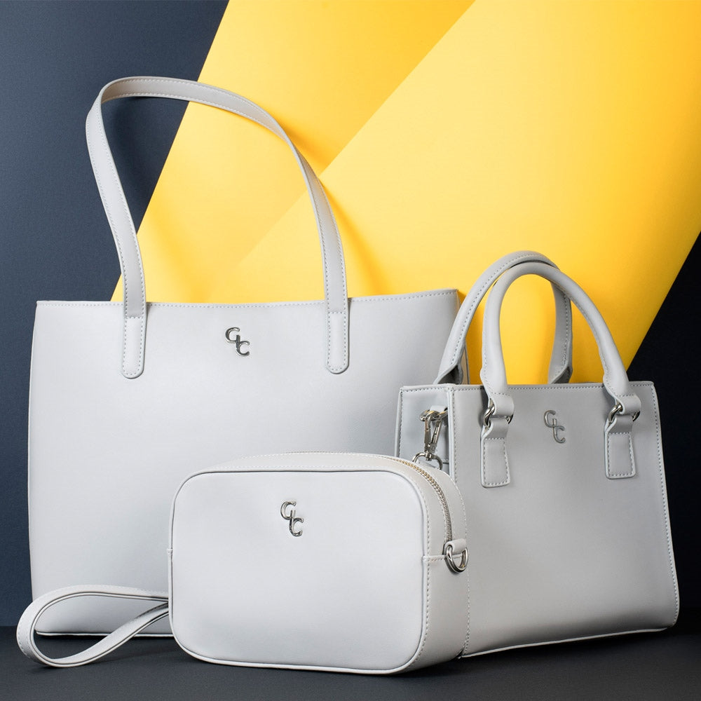 Galway Crystal Stylish Shoulder Bag for Women - Trendy Grey Crossbody Purse | Perfect for Work, Travel & Everyday Use