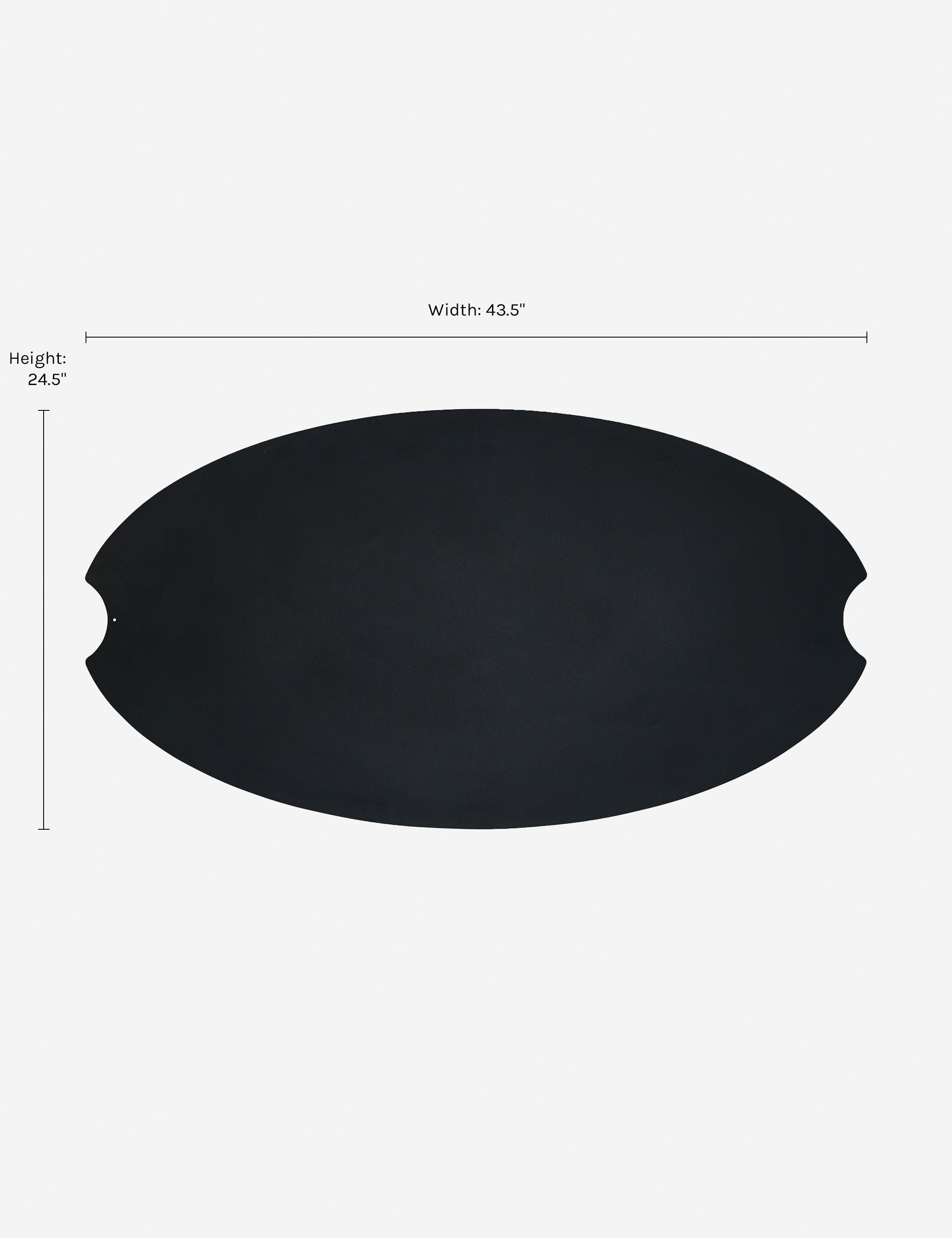 Fernanda Fire Pit Cover - Heavy Duty Steel Fire Bowl Lid for Outdoor Fire Pits - Perfect for Patio, Backyard, and Camping Fire Protection