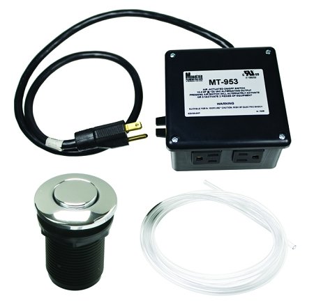 Mountain Plumbing 953VB Venetian Bronze Garbage Disposal Air Switch - Perfect for Kitchen Sink Waste Disposal Systems (Easy Installation & Modern Upgrade)