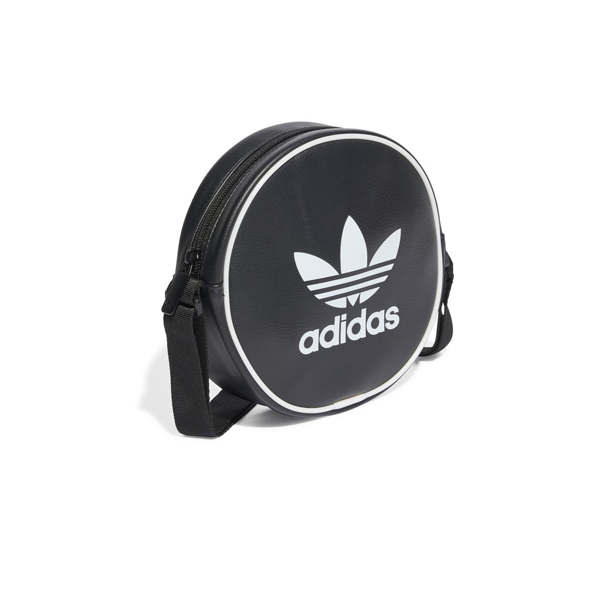 Adicolour Classic Round Bag - Stylish & Durable Black Crossbody Purse for Women | Perfect for Travel, Shopping & Everyday Use