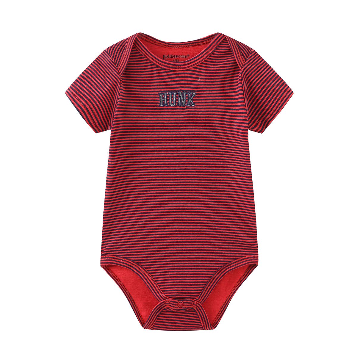 Kiddiezoom Newborn Baby Unisex Cotton Bodysuits 5-Pack - Soft Organic Cotton Onesies for Boys & Girls - Perfect Baby Shower Gift & Everyday Wear