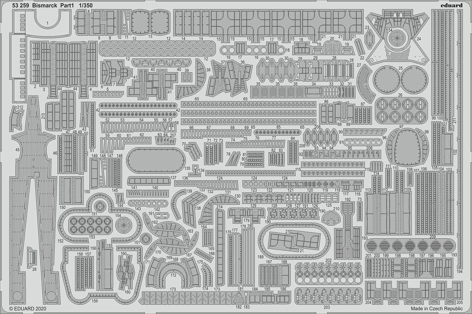 Eduard EDP53259 Model Building Kit - High-Quality Accessories for Scale Models | Perfect for Hobbyists, Collectors & DIY Projects