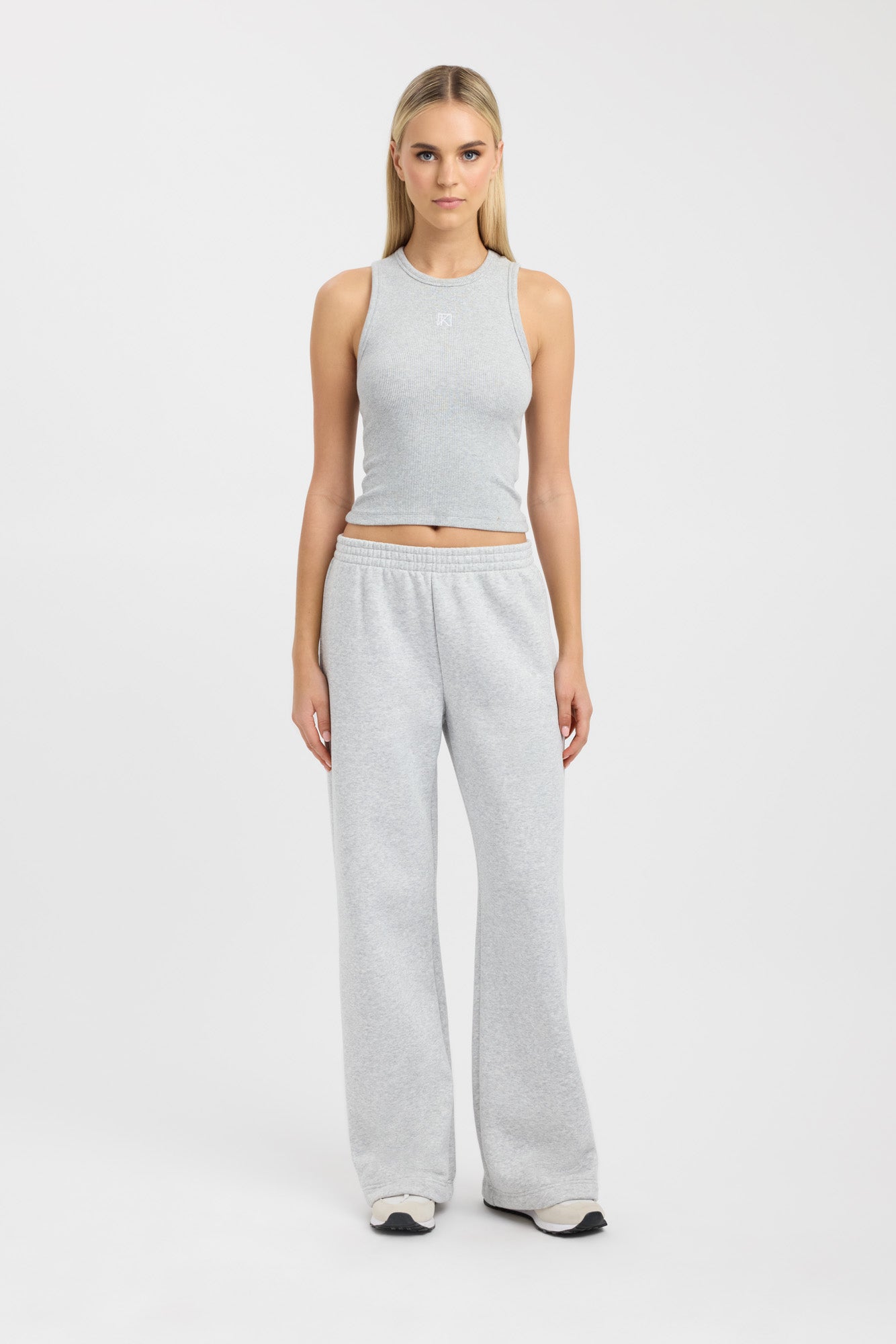 Tate Wide Leg Trackpants - Women's High Waisted Joggers for Yoga, Lounge & Casual Wear - Soft Stretchy Comfort Pants for Running Errands & Relaxing at Home