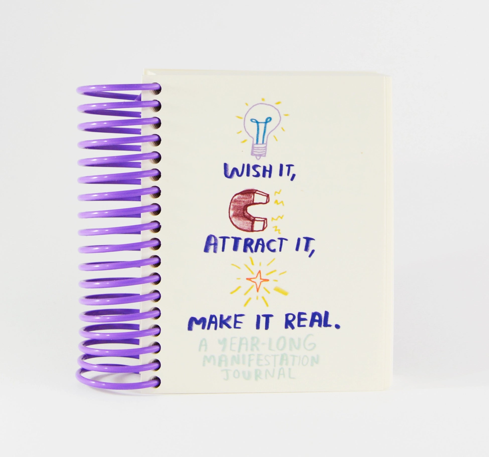 Manifestation Journal for Goals & Intentions - Pocket-Sized Notebook to Attract Dreams & Success | Perfect for Summer Vision Boards, Daily Gratitude, and Law of Attraction Practices