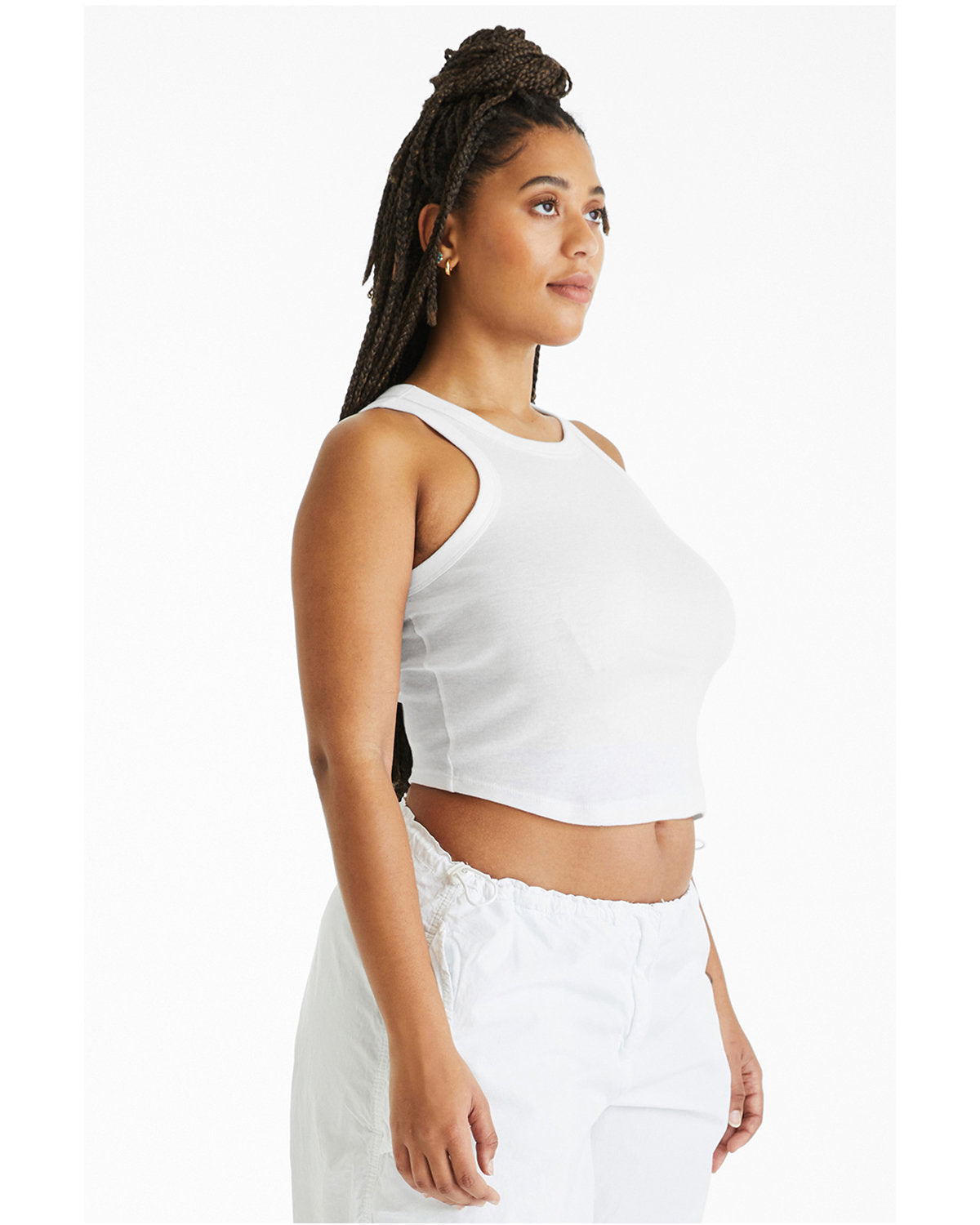 Bella + Canvas 1019 Women's Micro Ribbed Racerback Tank Top - Soft Stretch Fit for Yoga, Gym & Casual Wear