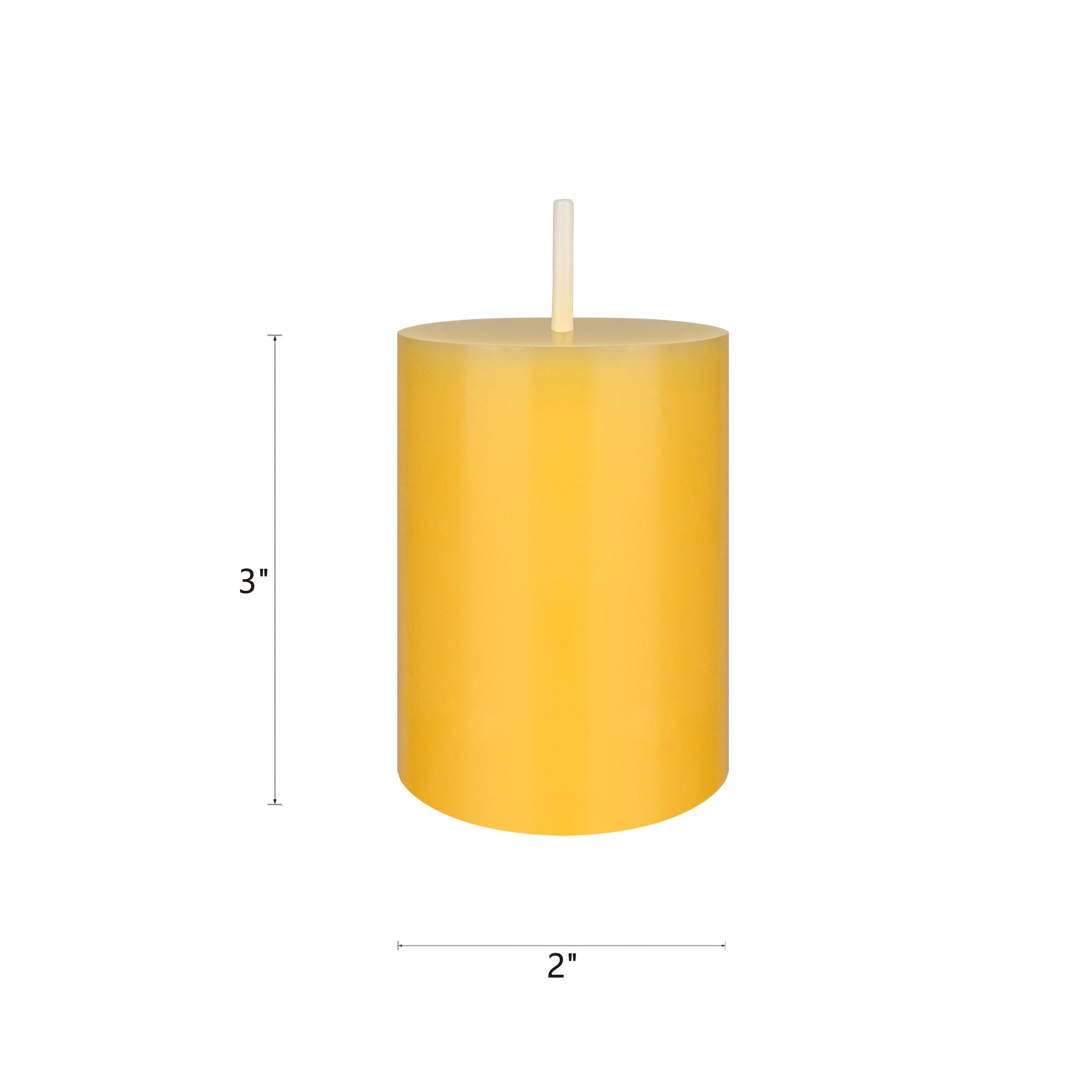 6-Pack Mega Scented Citronella Pillar Candles - Hand-Poured 2x3 Inch Wax Candles for Mosquito Repellent | Perfect for Outdoor Camping, BBQs, Picnics, Patio Parties & Indoor Events - Long-Lasting Aroma & Natural Bug Protection