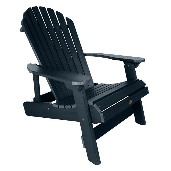 King Hamilton Folding & Reclining Adirondack Outdoor Chair - Patio, Lawn, Garden & Poolside Relaxation - Weather-Resistant Comfort for Backyard, Deck & Camping