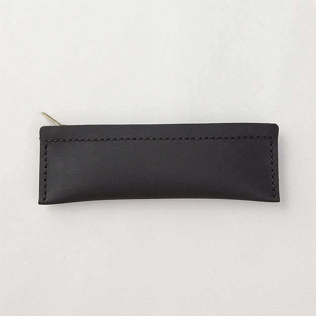 Premium Leather Pen Case for Travelers - Compact S Size in Black | Perfect for Journaling, Office & On-the-Go Writing Accessories