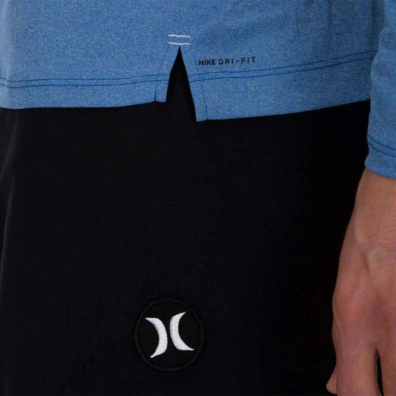 **Men's Hurley Quick Dry Lycra Swim Trunks - Azul Melange Blue - Lightweight & Comfortable for Swimming, Surfing & Beach Activities**