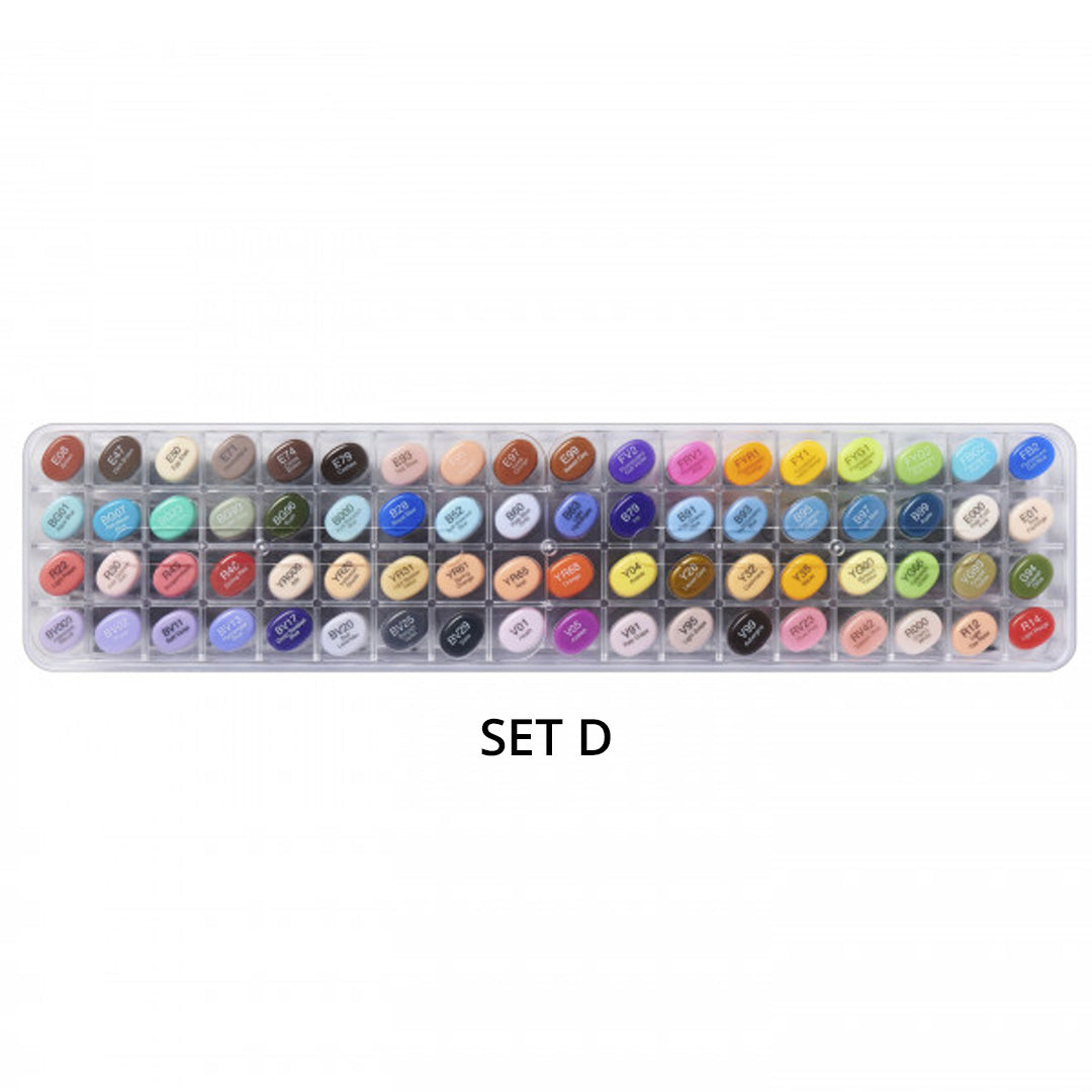 Premium Copic Sketch Marker Pen Set of 72 - Alcohol-Based Art Markers for Professional Illustrators & Artists - Perfect for Manga Drawing, Fashion Design & Calligraphy