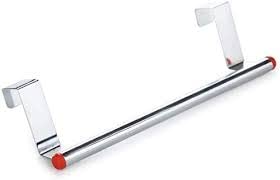 Trendmad 9 Inch Stainless Steel Towel Bar - Chrome Finish Bathroom Towel Rack with Wall Mount | Durable Towel Holder for Bath, Kitchen & Laundry Room | Modern Bathroom Accessory Set | Made in India