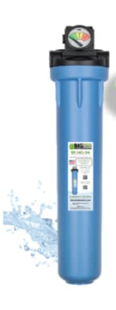 BIG FROG SUPPLY BF.HG-34 Water Heater Pre-Sediment Filter Unit - Whole House Water Filtration System for Cleaner, Safer Water - Perfect for Homes, RVs & Boats