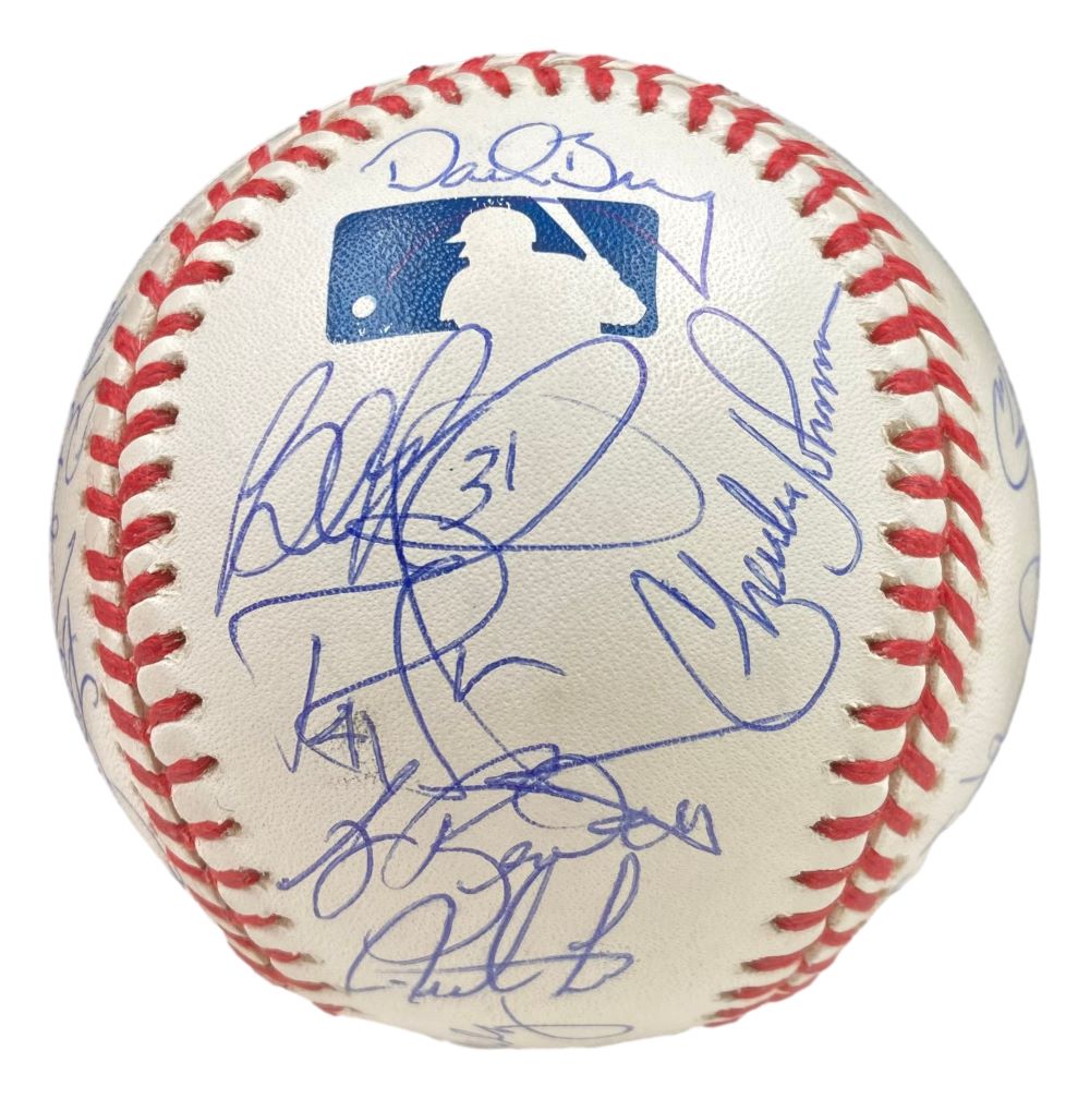 2001 Florida Marlins Team Signed Rawlings Official MLB Baseball with LOA - Perfect for Sports Memorabilia Collectors, Fan Gifts, and Baseball Display Cases