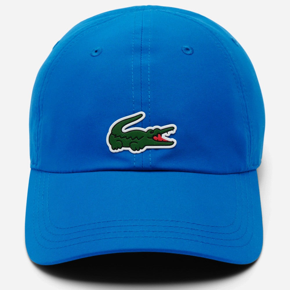 Lacoste Djokovic Sport X Microfiber Baseball Cap - Lightweight & Breathable Men's Tennis Hat in Classic Blue | Perfect for Tennis, Golf & Outdoor Activities