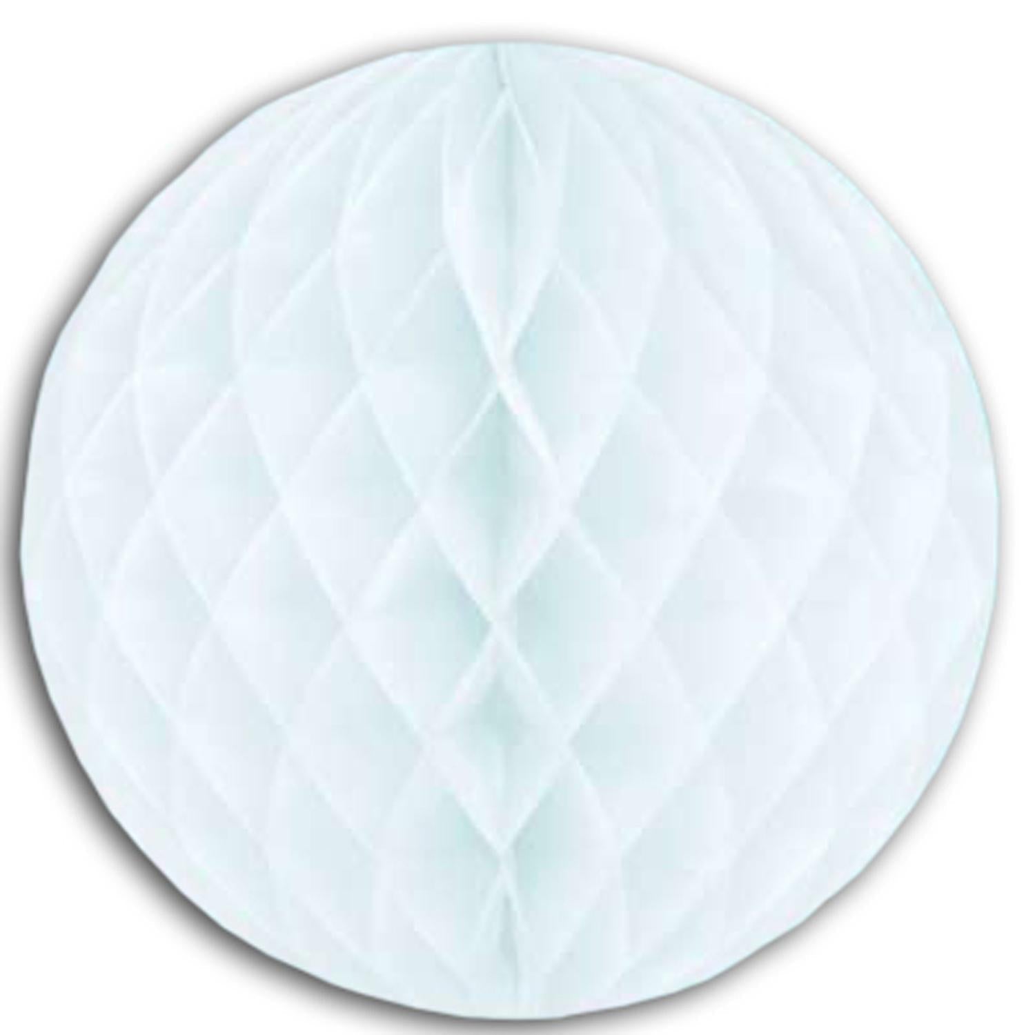 12 Pack Beistle 19 Inch White Party Tissue Paper Pom Poms - Perfect for Birthday Decorations, Baby Showers & Wedding Party Decor