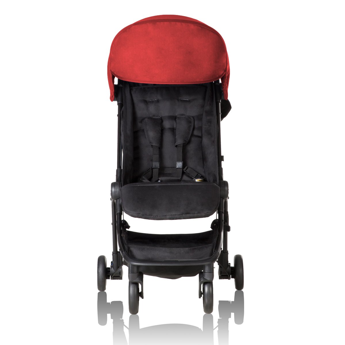 Mountain Buggy Nano Lightweight Compact Travel Stroller - Ruby Red | Perfect for Air Travel, City Walks & Everyday Use with Baby